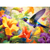 Voluvolu 500 Piece Puzzle For Adults, Jigsaw Puzzle,Flower Hummingbird Jigsaw Puzzles 500 Pieces Birthday Party For Family Kids