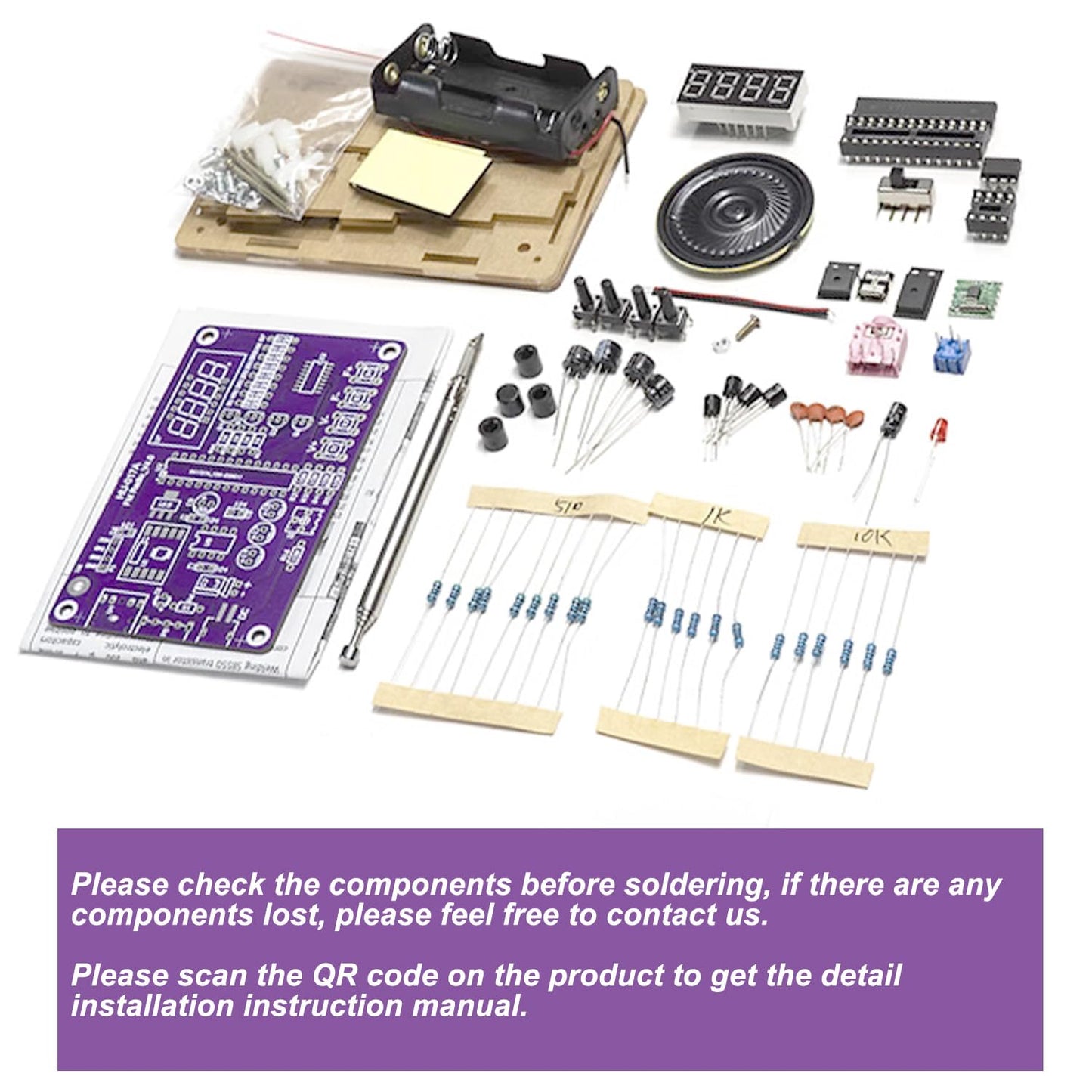 Fm Radio Kit Soldering Practice Kit Diy Electronic Kits Radio Diy Kit Digital Diy Soldering Project Kit Isolderstore