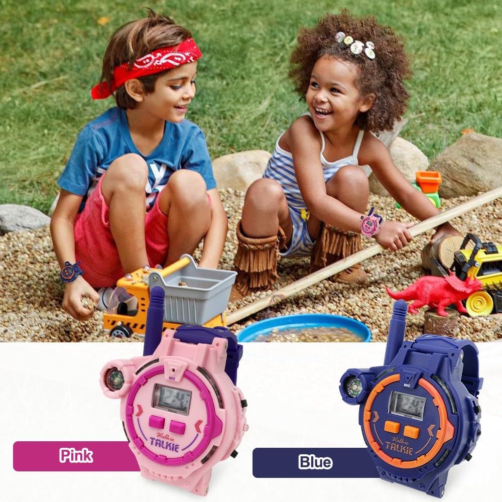 Rechargeable Walkie Talkie For Kids Two-Way Radio Walky Talky With Flashlight Children Outdoor Game Interphone Toy Game And Gift
