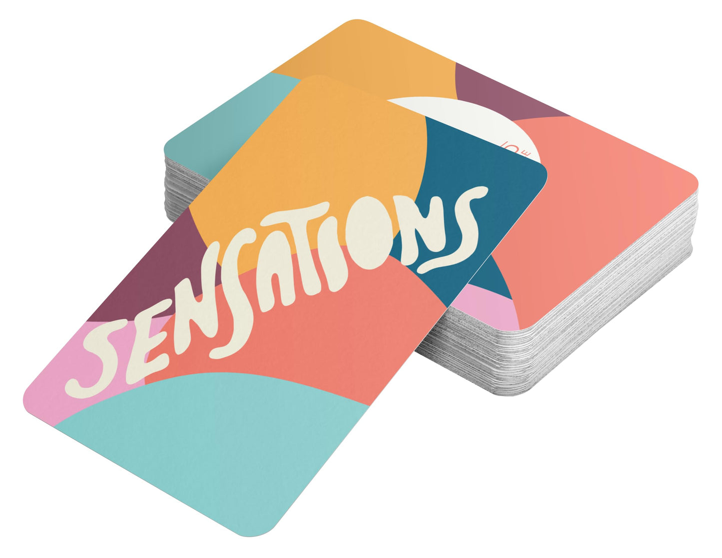 SENSATIONS Card Game for Couples by DEAR YOUNG MARRIED COUPLE - Romantic Adventure for the 5 Senses, Perfect for Bridal Showers & Anniversaries