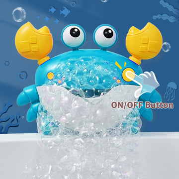 Deejoy Crab Bubble Bath Maker For The Bathtub,Blows Bubbles And Plays 12 Childrens Songs,Sing-Along Bath Bubble Machine Baby, To