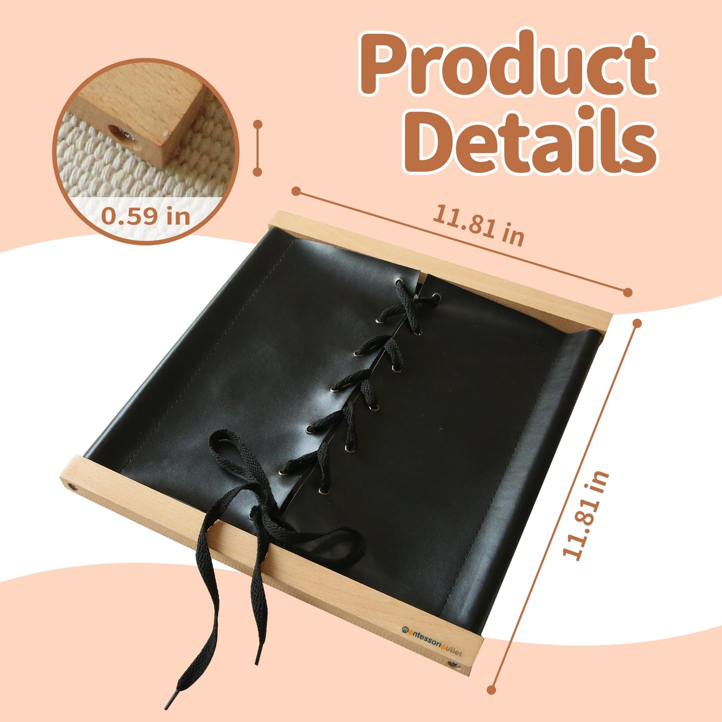 Montessori Outlet Shoe Lacing Frame