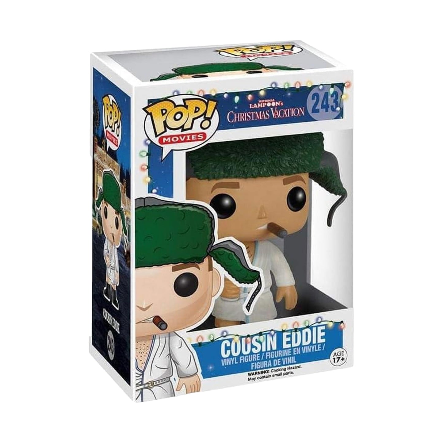 Funko Pop! Movies Christmas Vacation Bundle - Clark Griswold #242 & Cousin Eddie #243 Collectible Vinyl Figures - Multicolor
