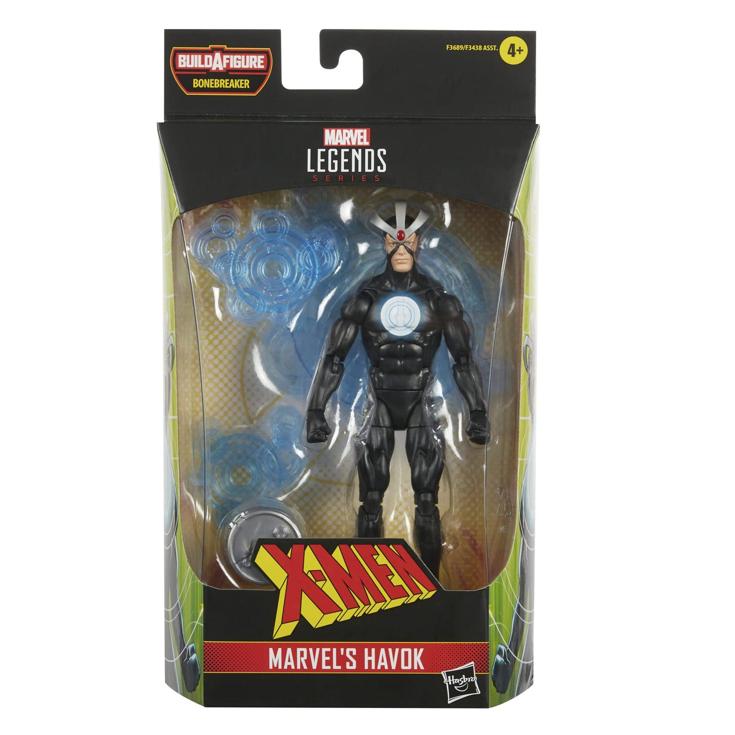 Marvel Legends Series X-Men Havok Action Figure 6-Inch Collectible Toy,3 Accessories And 2 Build-A-Figure Parts
