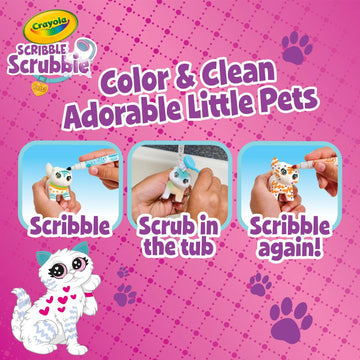 Crayola Scribble Scrubbie Pets Super Salon - Large Multicolor Plastic Toy for Kids Ages 3-6, Model 747488