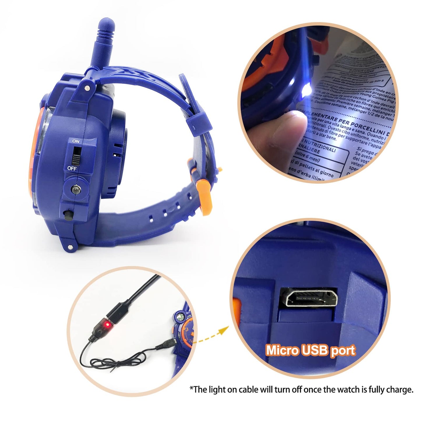 Gantan Rechargeable Walkie Talkie For Kids Two-Way Radio Walky Talky With Flashlight Children Outdoor Game Interphone Toy Game A