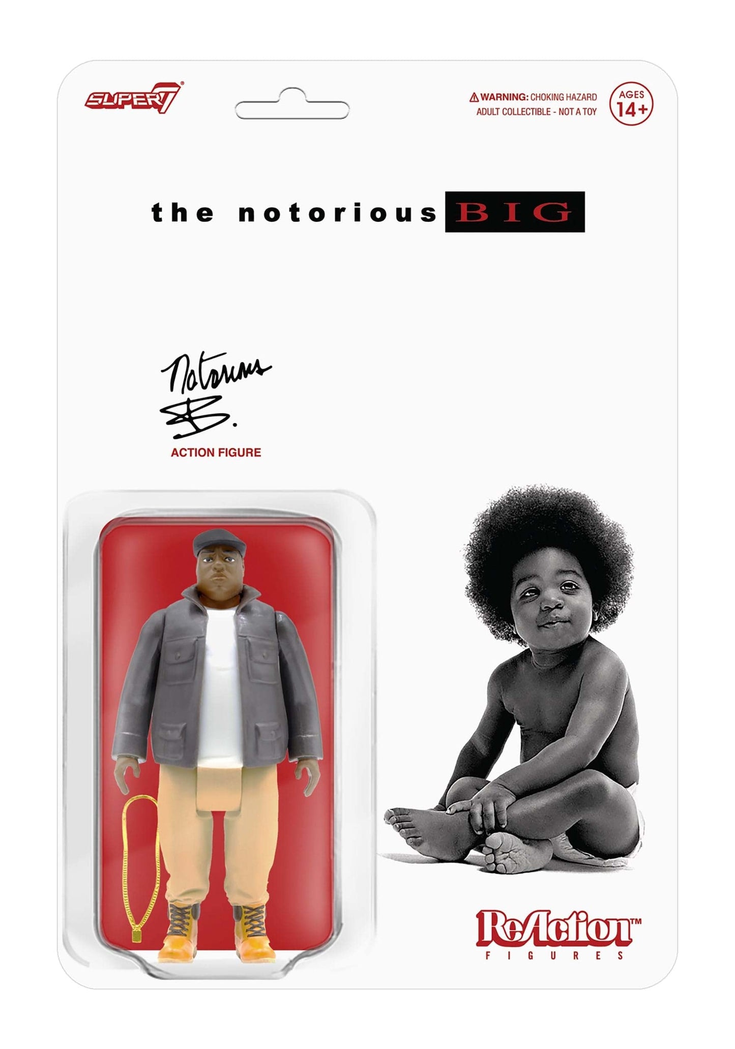 Super7 The Notorious B.I.G. Reaction Figure