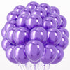 Voircoloria Metallic Purple Balloons, 66Pack 12Inch Chrome Purple Latex Party Balloons For Birthday Baby Shower Graduation Weddi