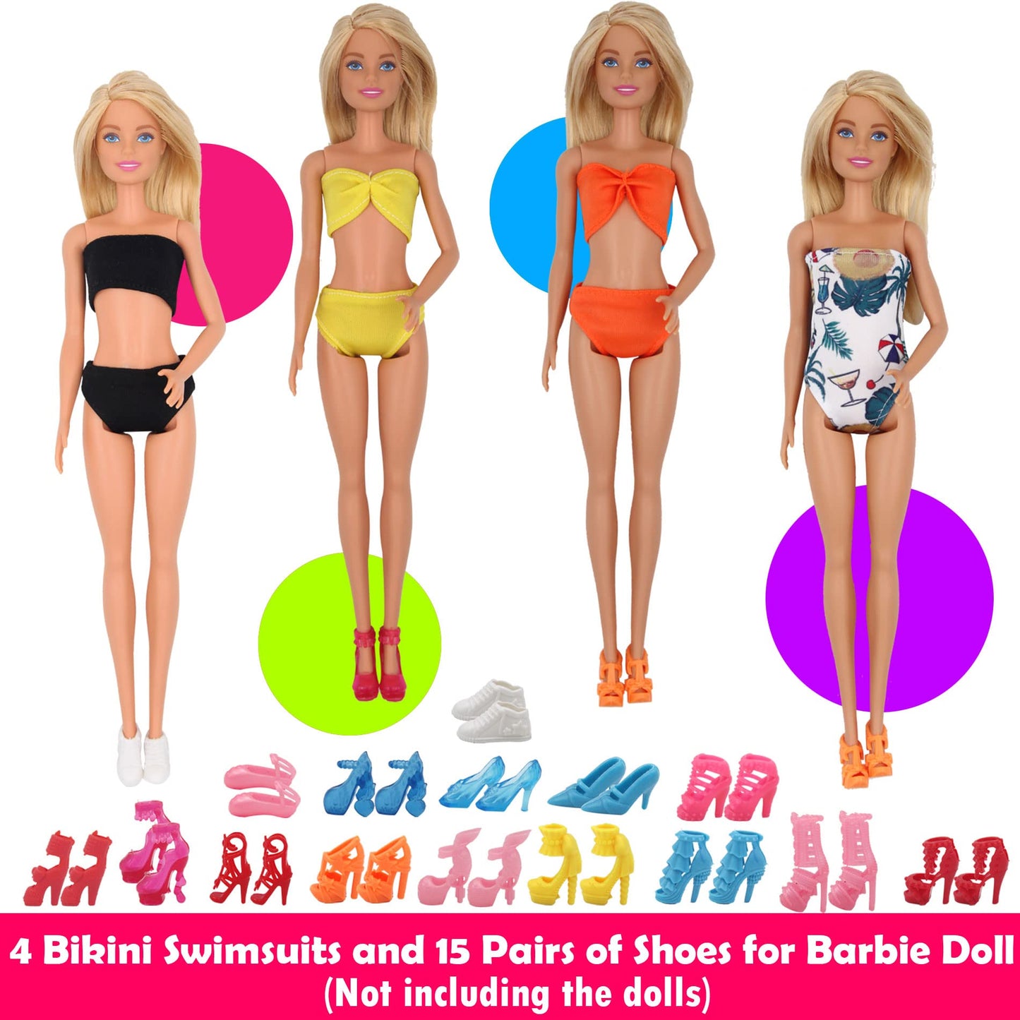 Eutenghao 78Pcs Doll Clothes And Accessories For 11.5 Inch Girl Doll And 12 Inch Boy Doll Includes 28 Wear Clothes Shoes And Couple'S Clothes Sky Wheel Surfboard Hat For Summer Style Doll Accessories