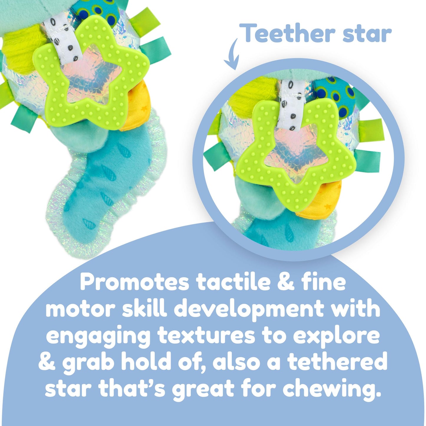 Lamaze Clip On Car Seat And Stroller Toy - Alise The Axolotl - Crinkle Car Seat Toys And Stroller Toys - Sensory Toys For Babies - Travel Toys For Car - Infant Toys Ages 0 Months And Up