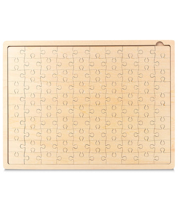Mr. Pen- Blank Wooden Puzzle, 100 Pieces, 14.2'' X 10.6'', Wooden Blank Puzzles To Draw On