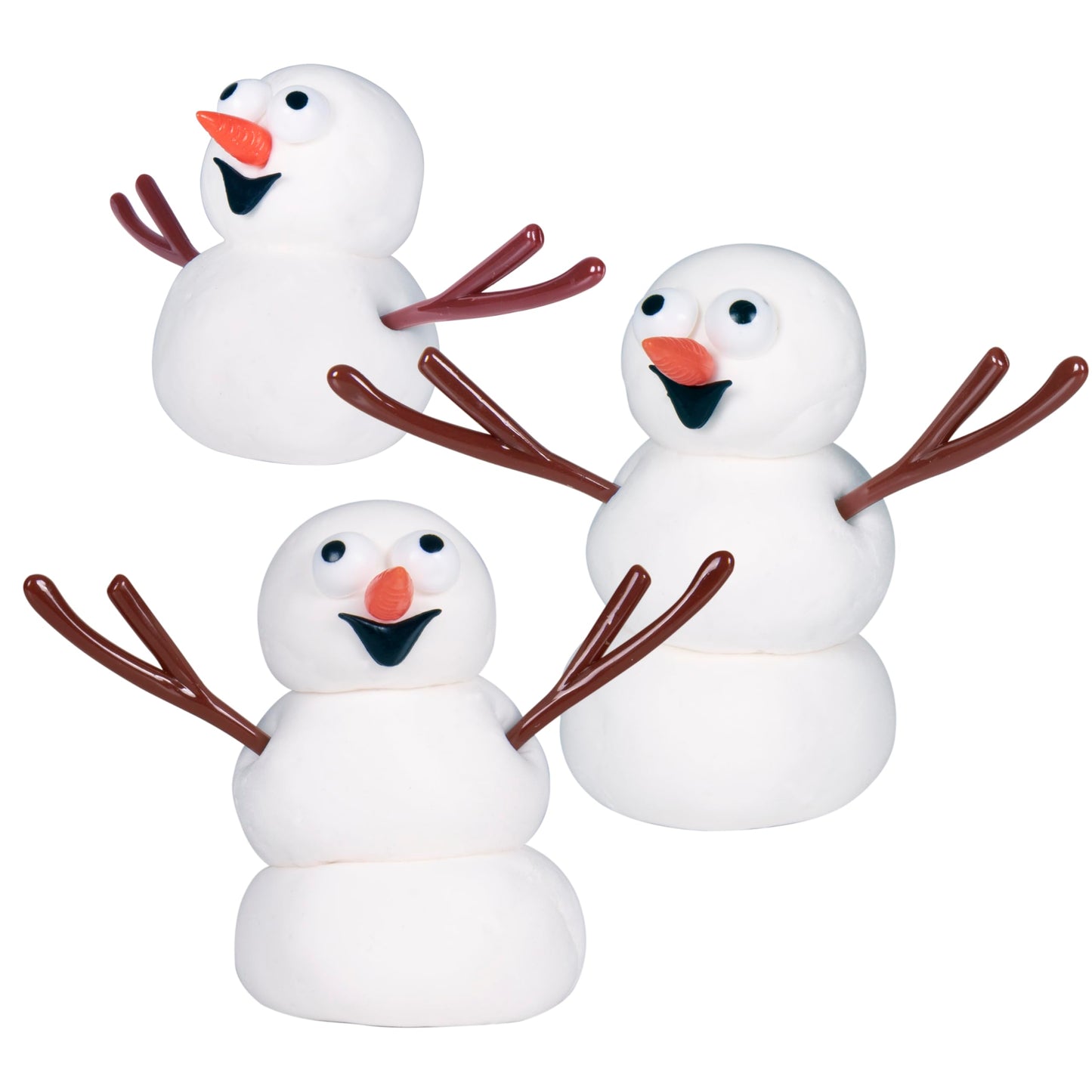 Kangaroo Build A Snowman Kit 3Pk, Do You Want To Build A Snowman, Melting Snowman Putty Kit, Make Snowman Kit, Kids Stocking Stuffers, Toddlers Stocking Stuffers, Snowman Clay Craft Kit, Snowman Craft