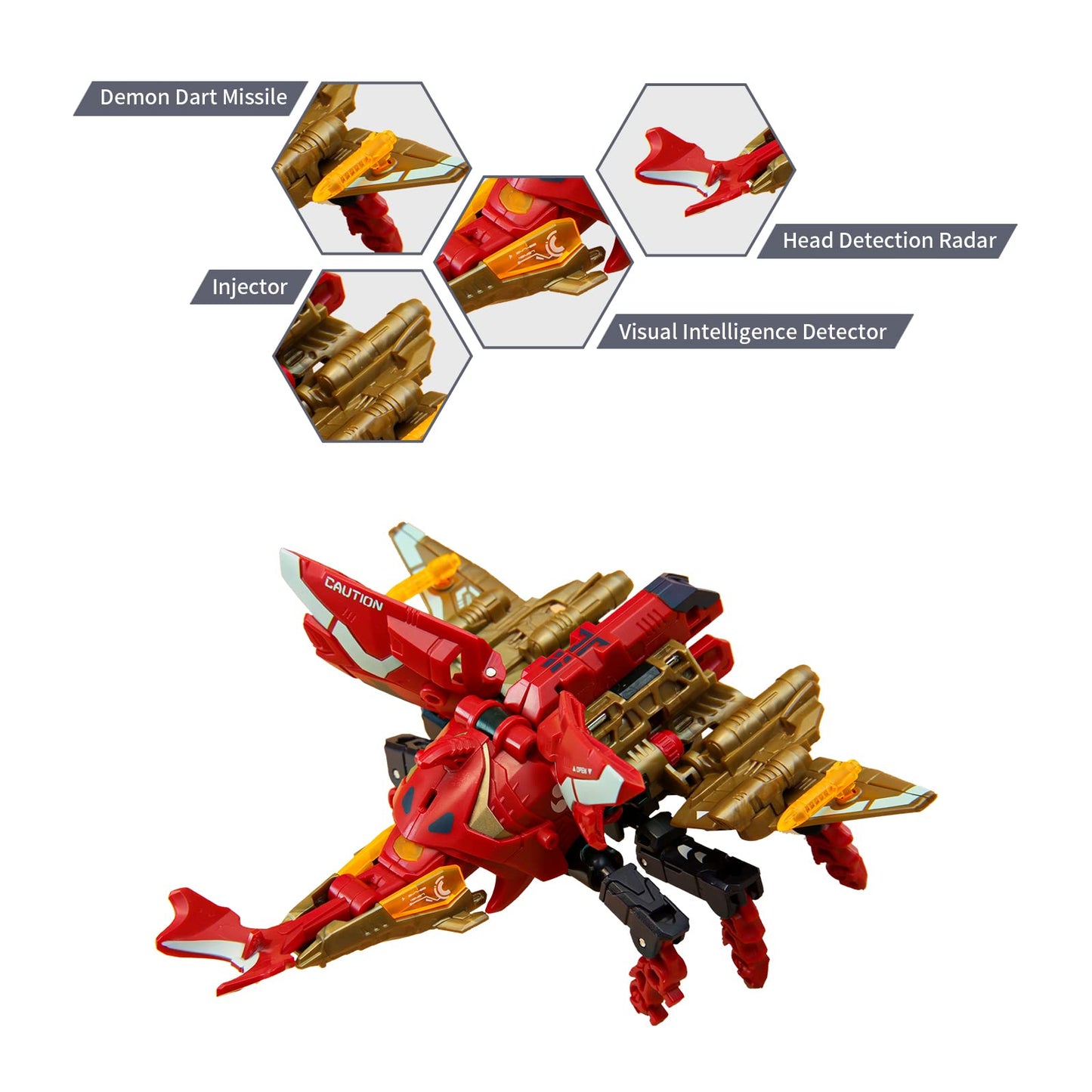 52Toys Beastbox Bb-32 Demon Dart Deformation Toys Action Figure, Converting Toys Deforms In Mecha And Cube, Perfect Birthday Par