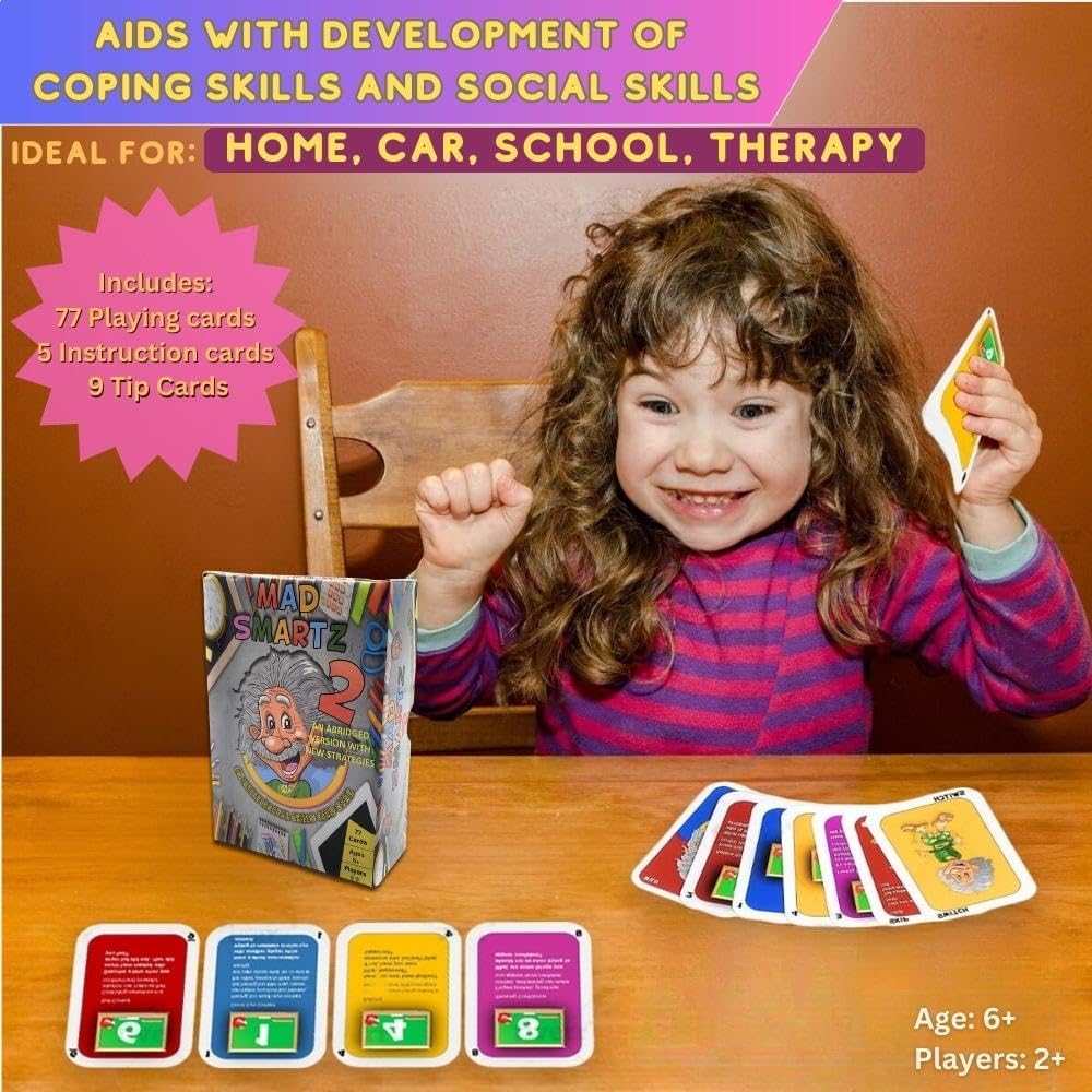 Thought-Spot Mad Smartz 2 An Interpersonal Skills Card Game For Anger And Emotion Management Social Skills Top Educational Learning Resource For Kids And Adults Fun For School And Therapy Cbt