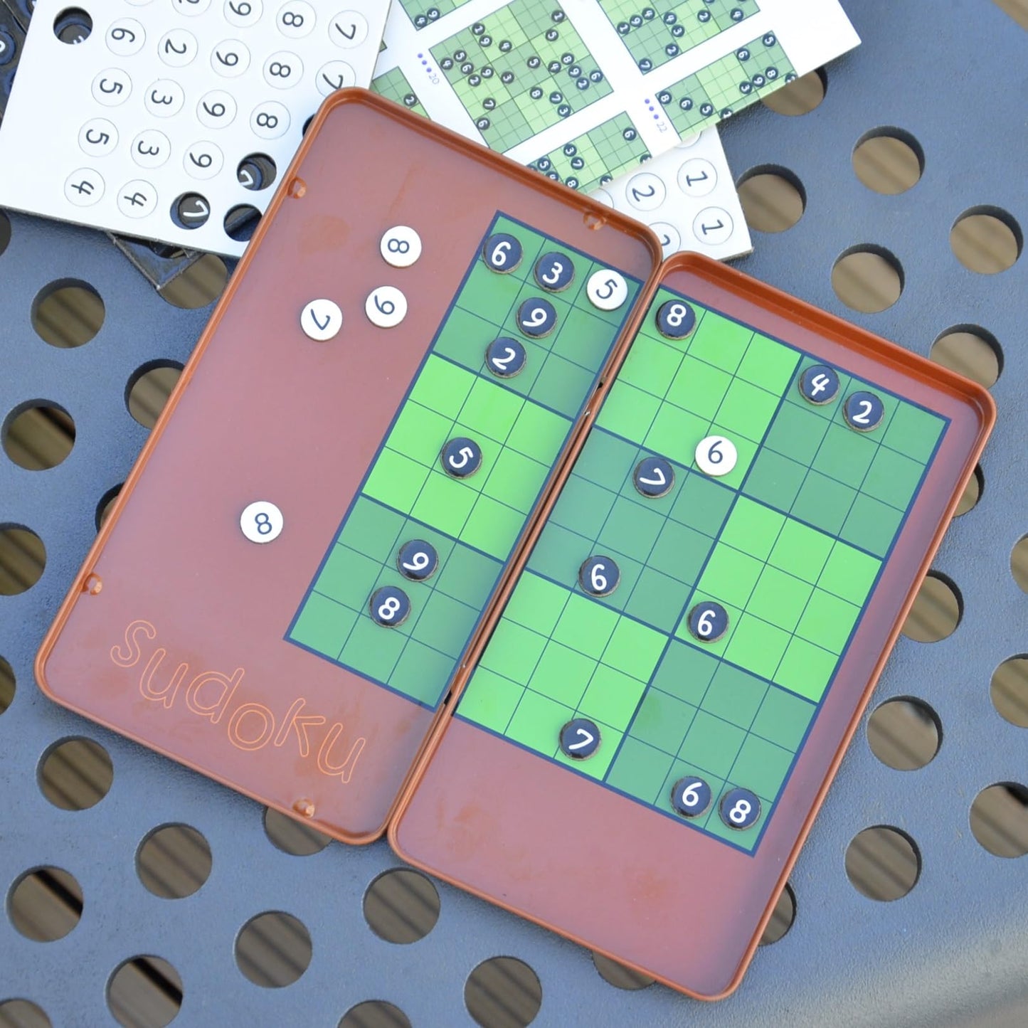 The Purple Cow- Sudoku. Magnetic Game Box For Kids And Adults. Solve Hard Puzzles And Master Your Mind.