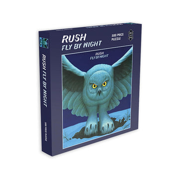 RockSaws Rush Fly by Night Jigsaw Puzzle - 500 Pieces, 16x16 inches, Cardboard