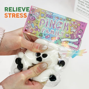 Taba Squishy Toys Valentines Cat Paw Cute Kawaii Squeeze Toys Sticky Squishy Fidget Toys Silicone Squeeze Toy for Stress Relief Cute Soft Toys Best Valentines Gift for Anniversary