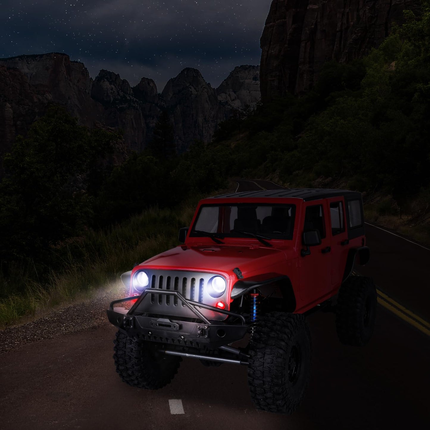 CrazyHobby 8Leds LED Light Headlights Taillight Kit Compatible with Traxxas Slash Rustler Tamiya Arrma Redcat HSP RC4WD Axial SC