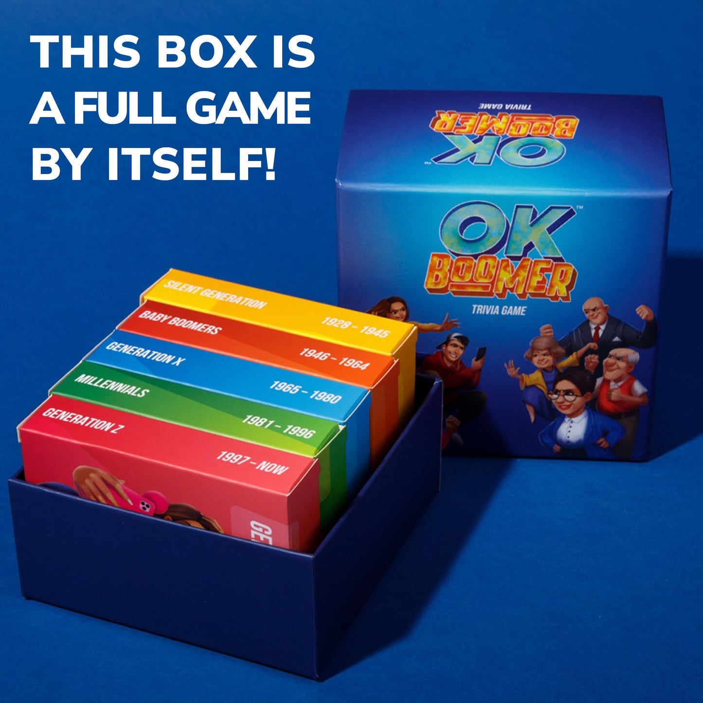 Quokka Ok Boomer Family Game - Volume Ii - Board Games For Family Night - Trivia Card Games For Adults & Family Volume Ll - Fun Party Millennials Vs Boomers Game For All Ages 15+