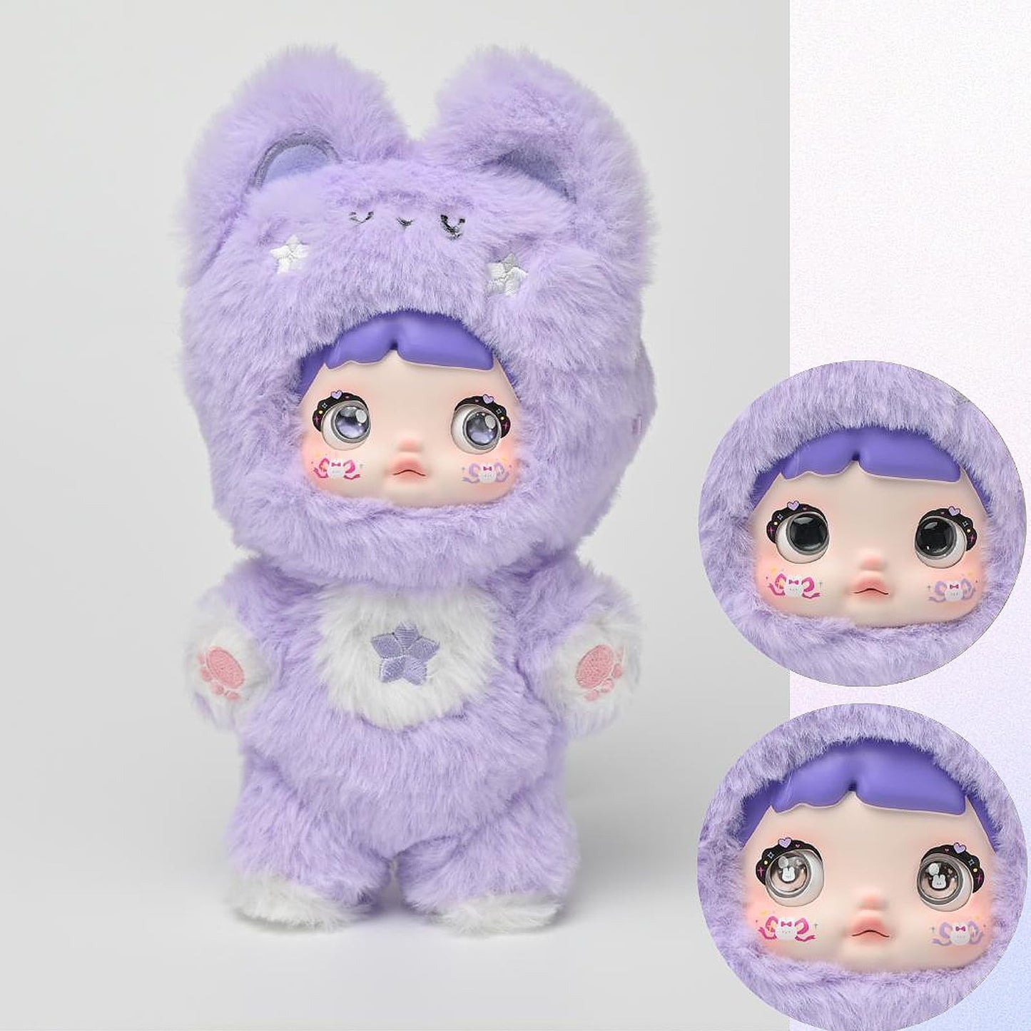 Beemai Nommi Loveliness Never Ends Series Plush Blind Box 6Pcs (Set Of 6 No Repeat) Cute Figures Collectible Toys Birthday Gifts