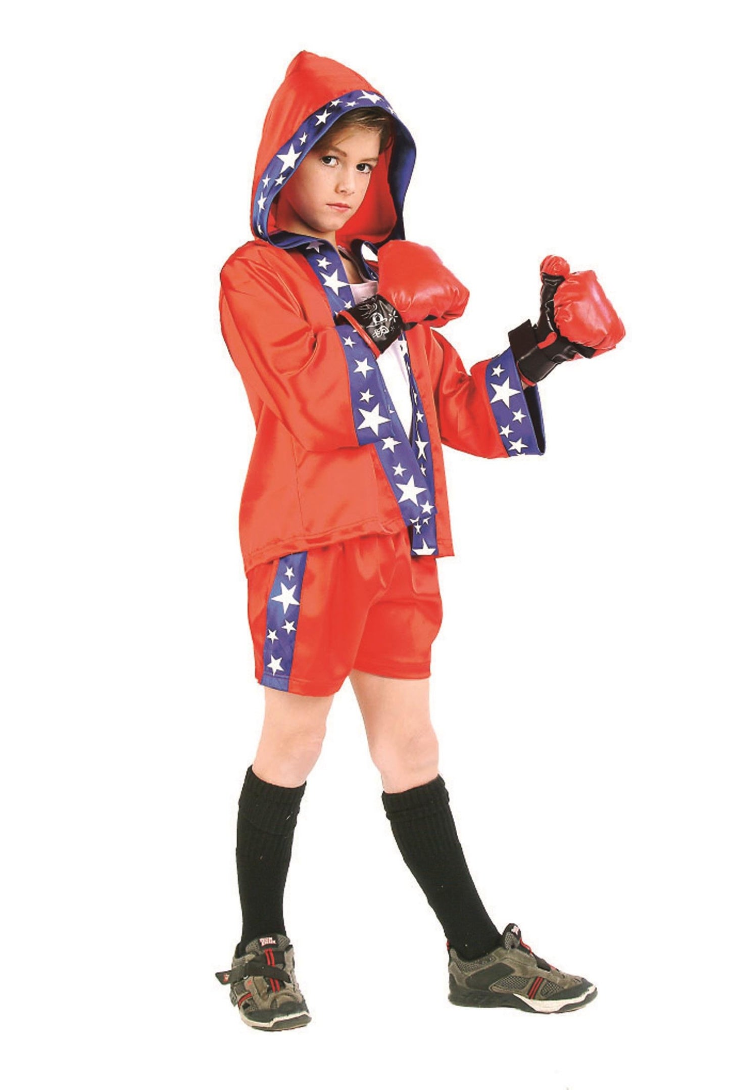 Child Boxer Champion Red M8-10