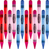 Raiten 12 Pcs Inflatable Crayons Jumbo 41.34 Inch Big Blow up Crayon Set Thick Large Inflatable Crayon Decorations Giant Crayons
