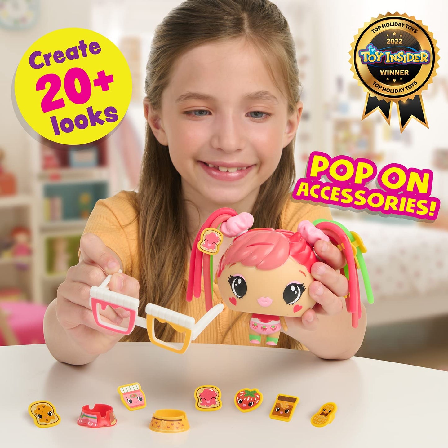 My Squishy Little Pop Stars by WowWee - Small Multicolored Plush Toy, Soft and Squishy Fun for Kids