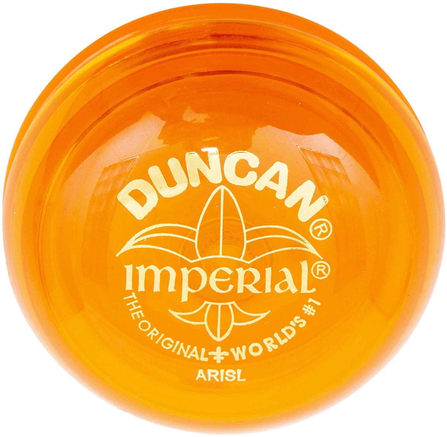 Duncan Toys Imperial Yo-Yo, Beginner Yo-Yo With String, Steel Axle And Plastic Body, Orange