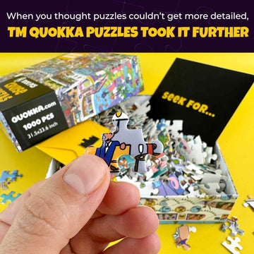 QUOKKA 1000 Piece Jigsaw Puzzle - Cruise Vistas, Scenic Animal Design, Premium Box for Relaxation & Creativity, Perfect Gift