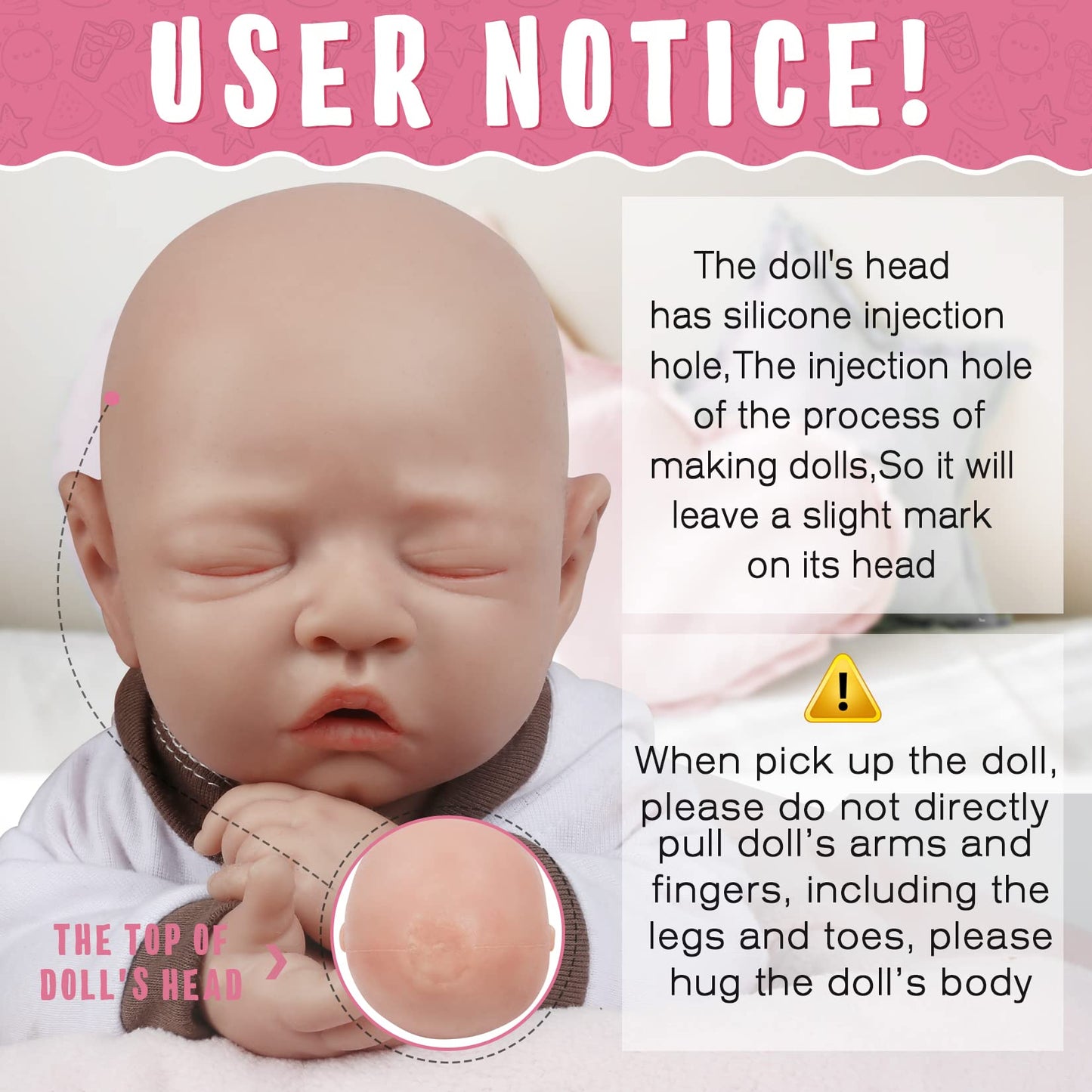 Vollence 12 Inch Realistic Silicone Baby Doll - Anatomically Correct Girl, Perfect for Kids' Birthdays and Collectible Gifts, Model VO-US2098