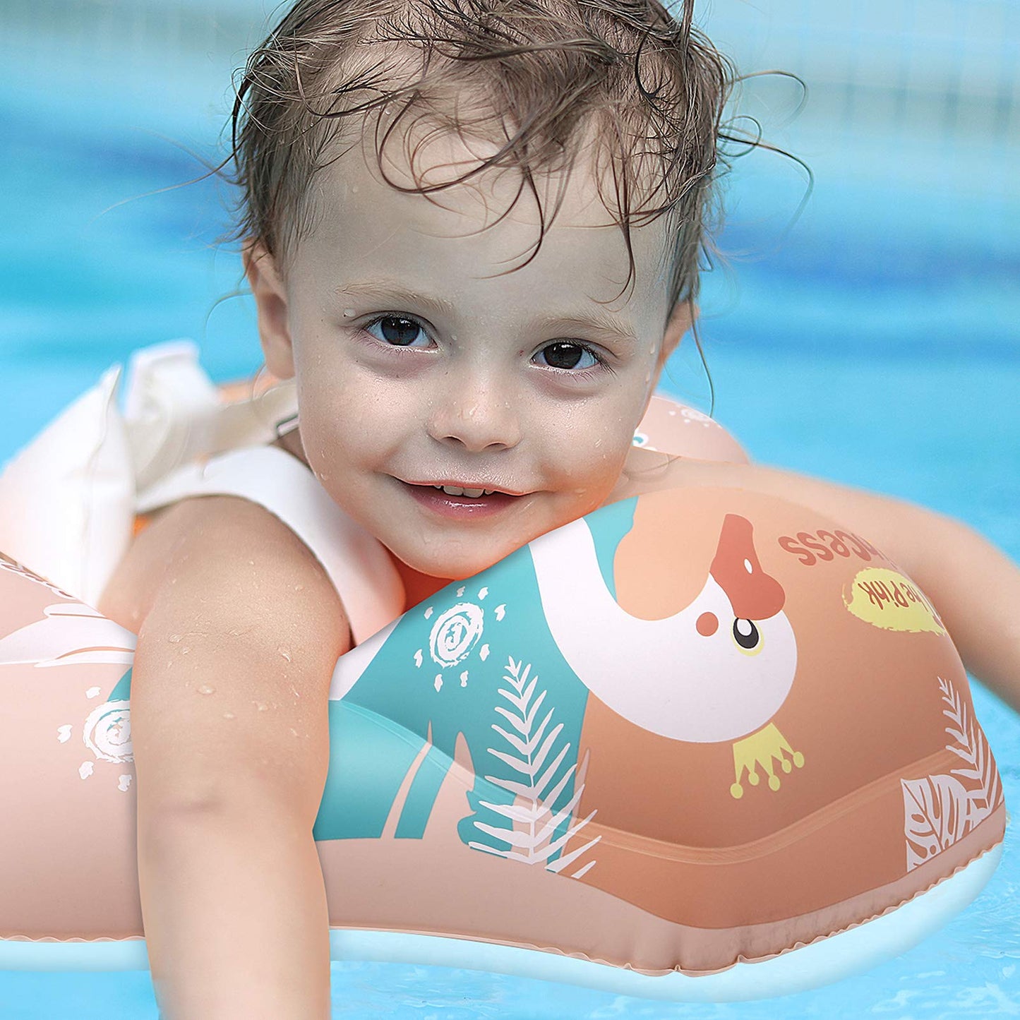 Free Swimming Baby Infant Pool Float With Sun Canopy Size Improved Inflatable Swan Baby Floatie With Sponge Safety Bottom Support Water Toys Swim Trainer For Age Of 3-72 Months (Pink, Large)