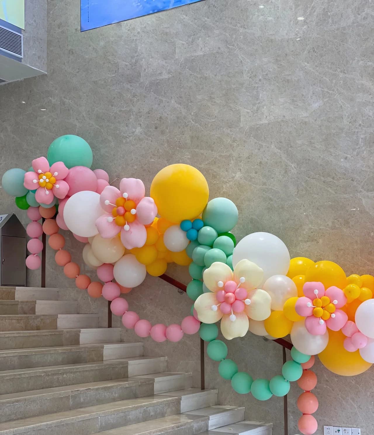 In-Jooyaa 12 Inch Lemon Yellow Link Balloons 60 Pcs Quick Link Balloons Link Latex Balloon For Photo Shoot Baby Shower Birthday