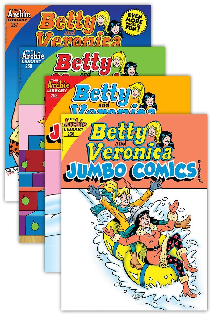 Archie Comics Betty And Veronica Digest 4-Pack