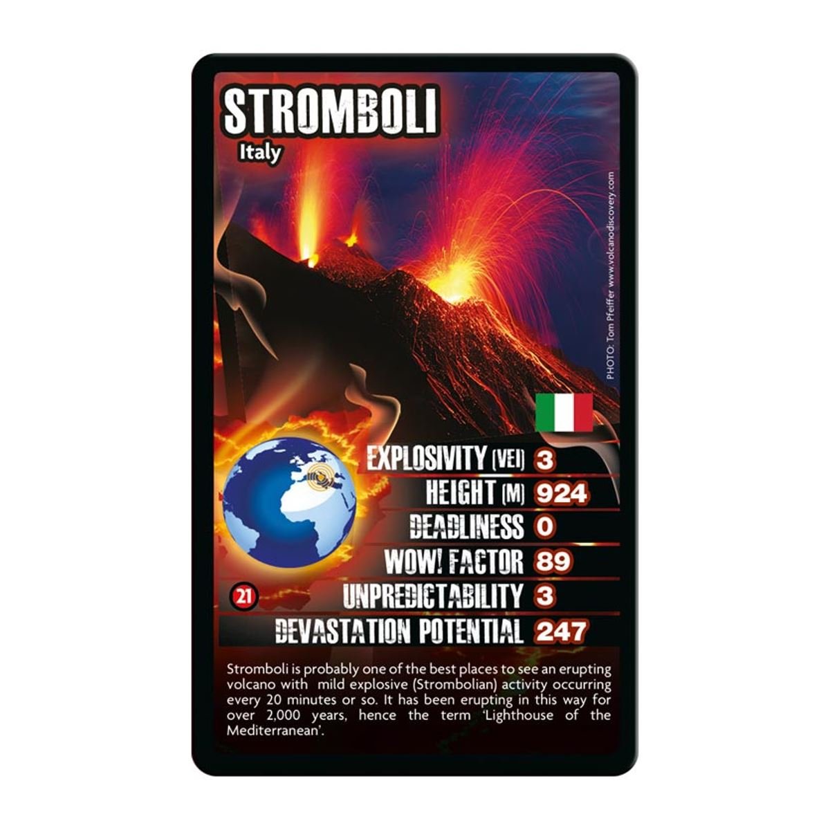 Top Trumps Volcanoes Card Game - One Size, Engaging Gameplay, Perfect for Family Fun and Educational Play