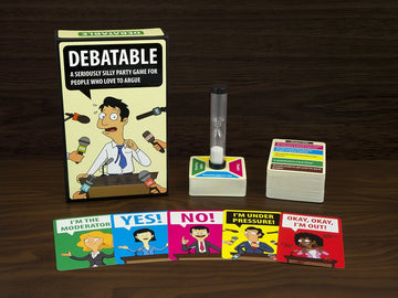 Mindmade Debatable Party Game - Hilarious & Fun - Small Size - Multicolor - Model 49597
