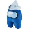 Among Us Plush Buddy Blue Crewmate White Sailor Hat 8 Soft Doll Game P.M.I.