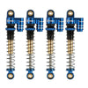 INJORA RC 43mm Shocks Aluminum Threaded Tele Absorber Damper for Axial SCX24 Gladiator Bronco C10 JLU Deadbolt B17 1/24 Upgrade(