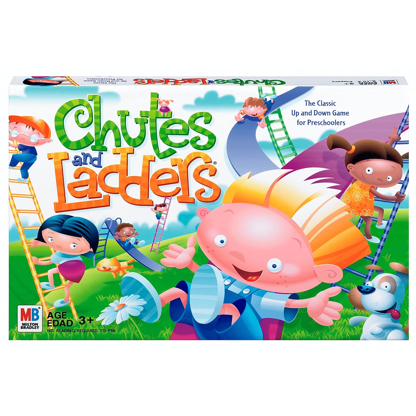 Chutes and Ladders Board Game - Multi Color, Plastic, Model A4756, One Size