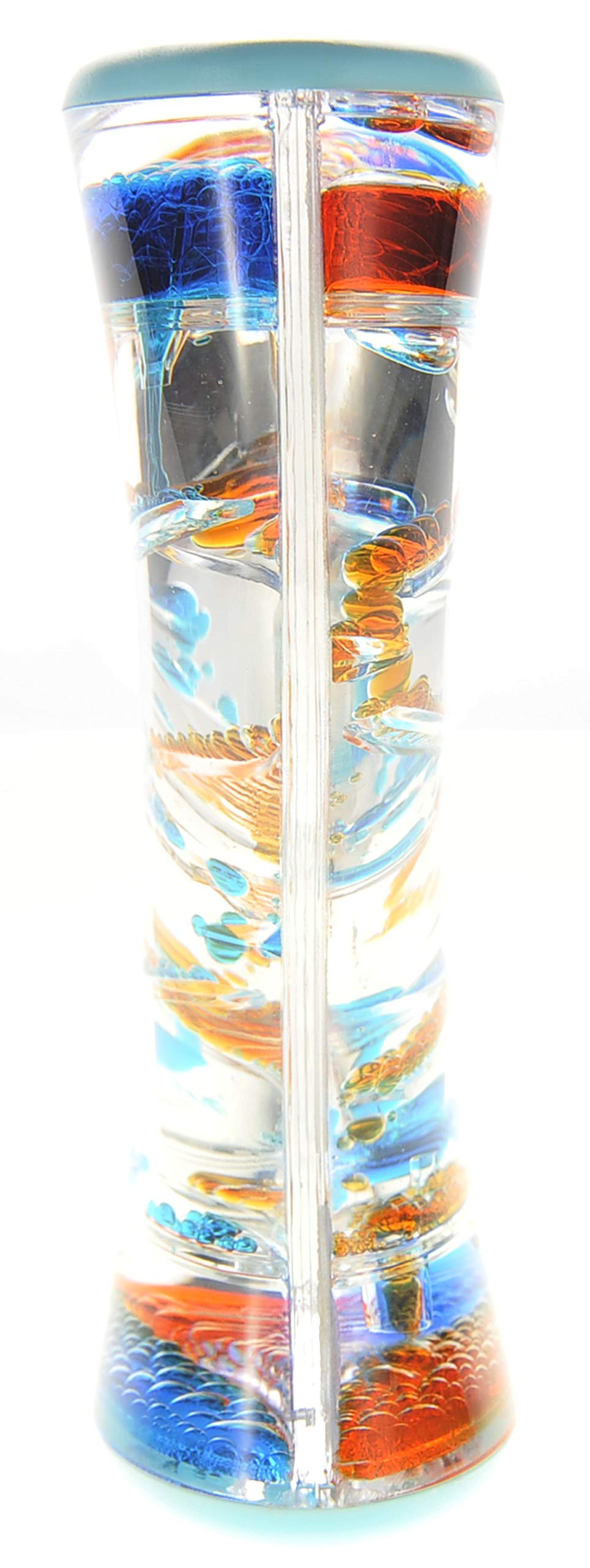 AZ Trading & Import TG32-BLUE-ORANGE Liquid Motion Bubbler, Multicolor