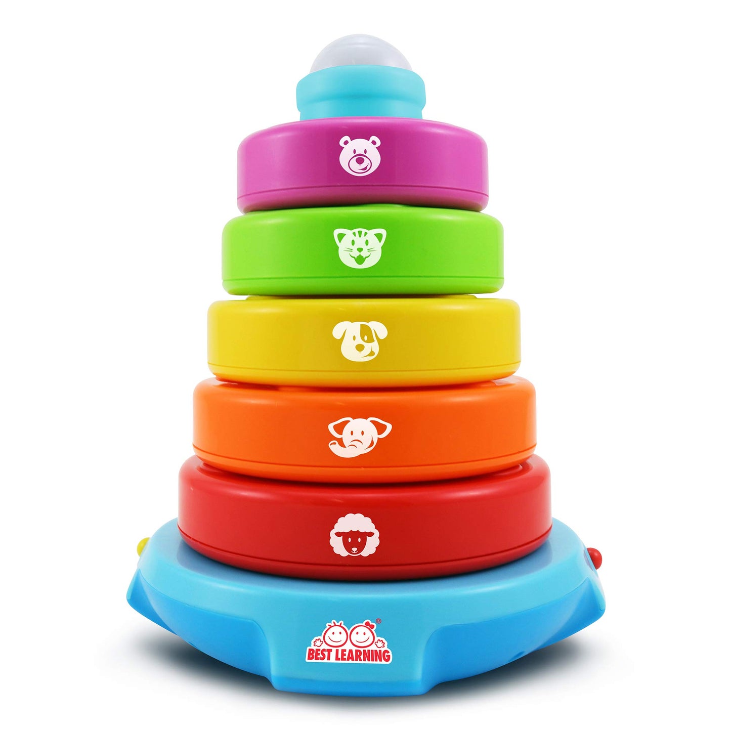 Best Learning Stack & Learn - Developmental Educational Activity Stacking Toy For 6 Or 9 Month Old Baby Toys And Up | First 1 Year Boy Girl Gifts For Birthday Gift
