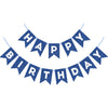 Blue Happy Birthday Banner Birthday Sign Blue Happy Birthday Decorations For Backdrop Garland Bunting Banner For Boys Men Baby 1St Birthday Party Supplies Wall Door Banner Flag