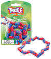 Twistle Double Twist Fidget Sensory Toy - Red And Blue