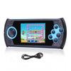 LUHYAUAN 16 Bit Handheld Game Console - 230 Classic Retro Games, USB Rechargeable, 3 Portable Gaming System for Kids Ages 4-12, Blue