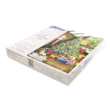 Heritage Puzzle O' Christmas Tree By William Mangum - 550 Pieces - 24'' X 18'' Finished Size
