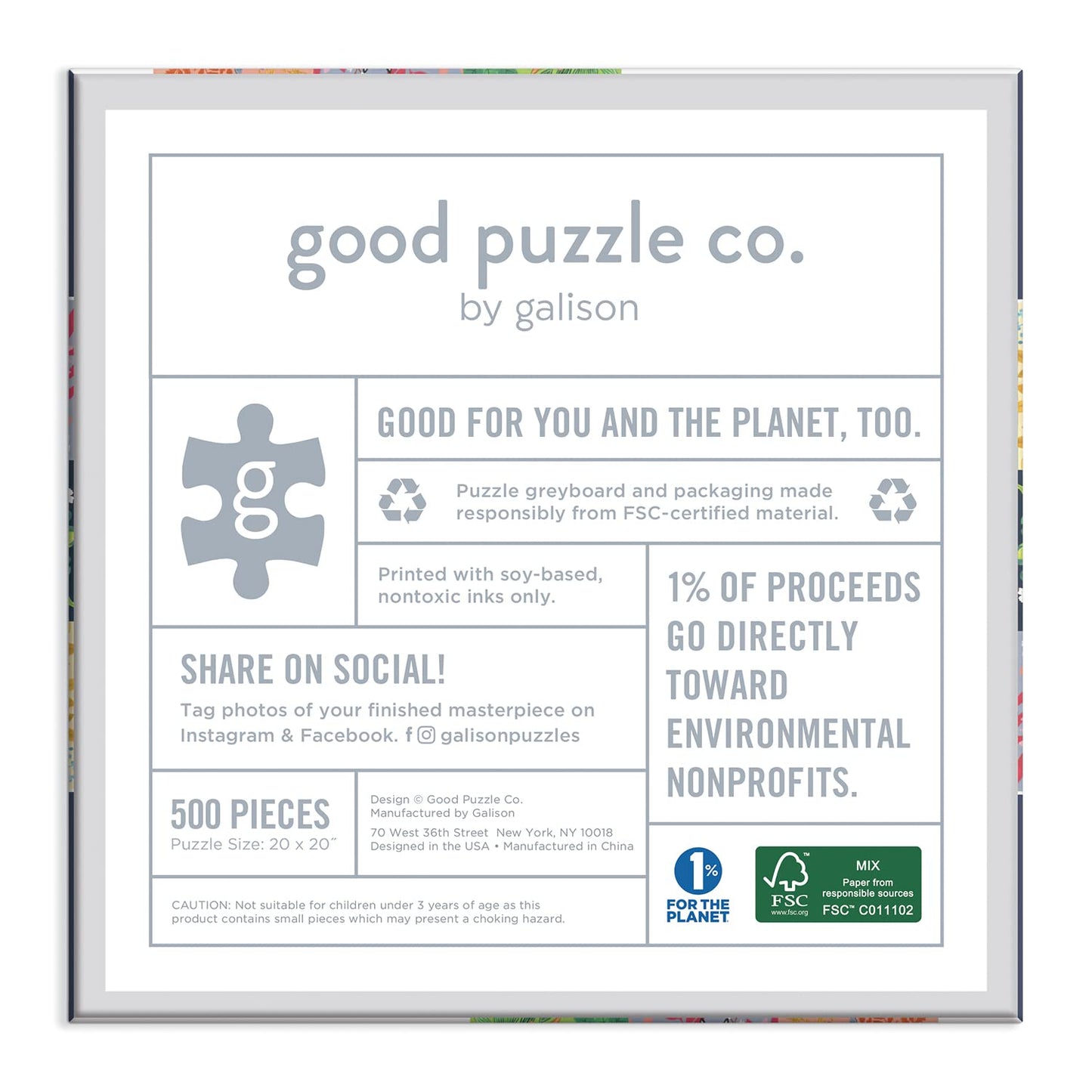 Good Puzzle Co. Cats And Flowers