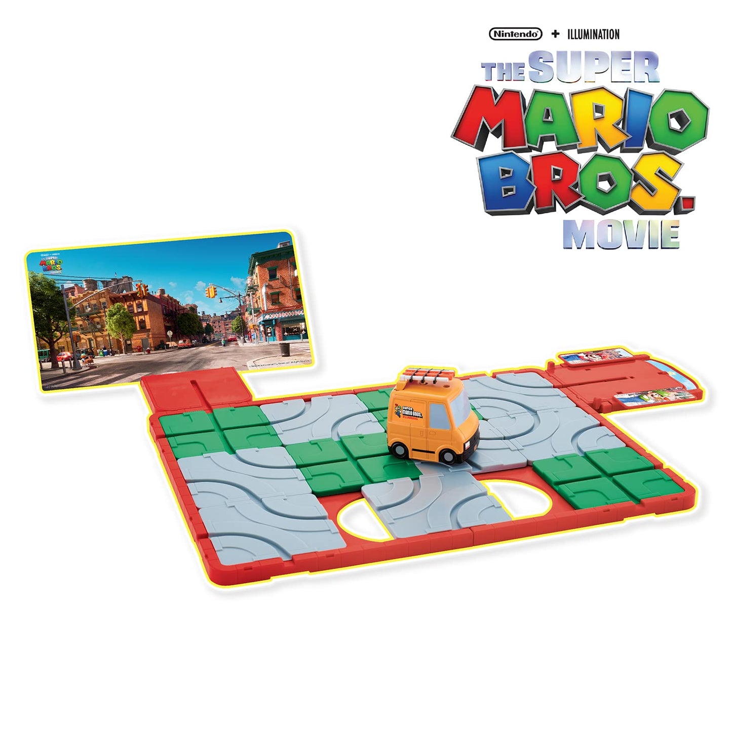 Epoch Games Super Mario Route 'N Go - Tabletop Skill And Action Game For 1-2 Players - A Fast-Paced Game Of Skill And Strategy