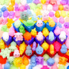 Lenyoqin 100 Pcs Kawaii Squishies, Mochi Squishy Toys For Kids Party Favors, Mini Sensory Stress Relief Goodie Bags Novelty Toy, Classroom Prizes , Christmas Stocking, Birthday/Xmas Gifts (Random)