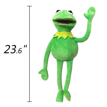 Kermit Frog Hand Puppet, Kermit The Frog Stuffed Plush Toy For Boys & Girls, The Puppet Movie Show Soft Frog Doll For Role Play