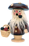 Alexander Taron Importer 35-781 Christian Ulbricht Incense Burner - Mushroom Man (Natural) - 4'' H X 3'' W X 2.5'' D, Brown