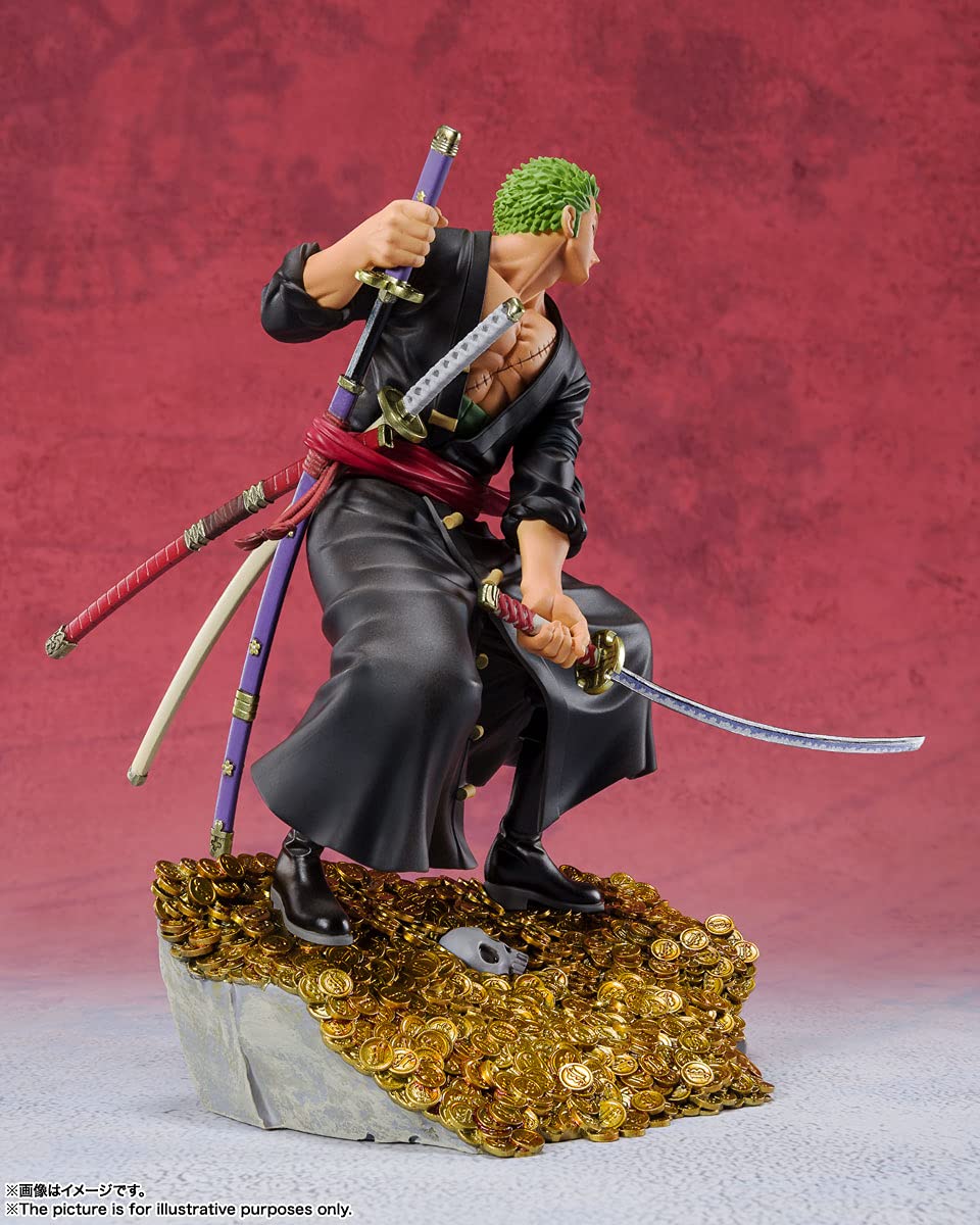 Tamashii Nations - One Piece - Roronoa Zoro - Wt100 Commemorative Eiichiro Oda Illustration Daikaizoku Hyakkei, Bandai Spirits F
